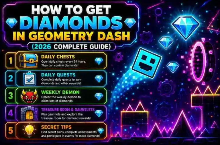 How to Get Diamonds in Geometry Dash Fast (2026 Guide)